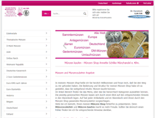 Tablet Screenshot of muenzen.org