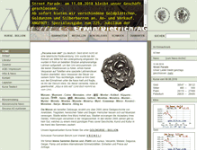 Tablet Screenshot of muenzen.ch